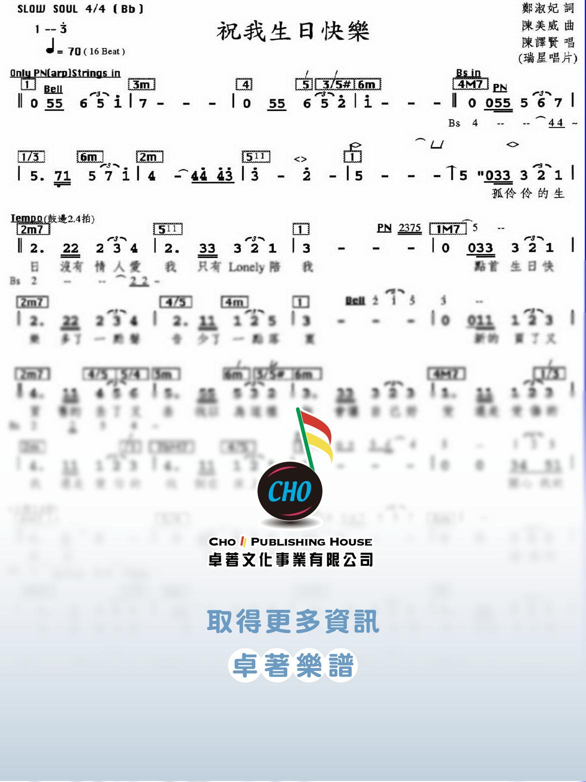 祝我生日快樂